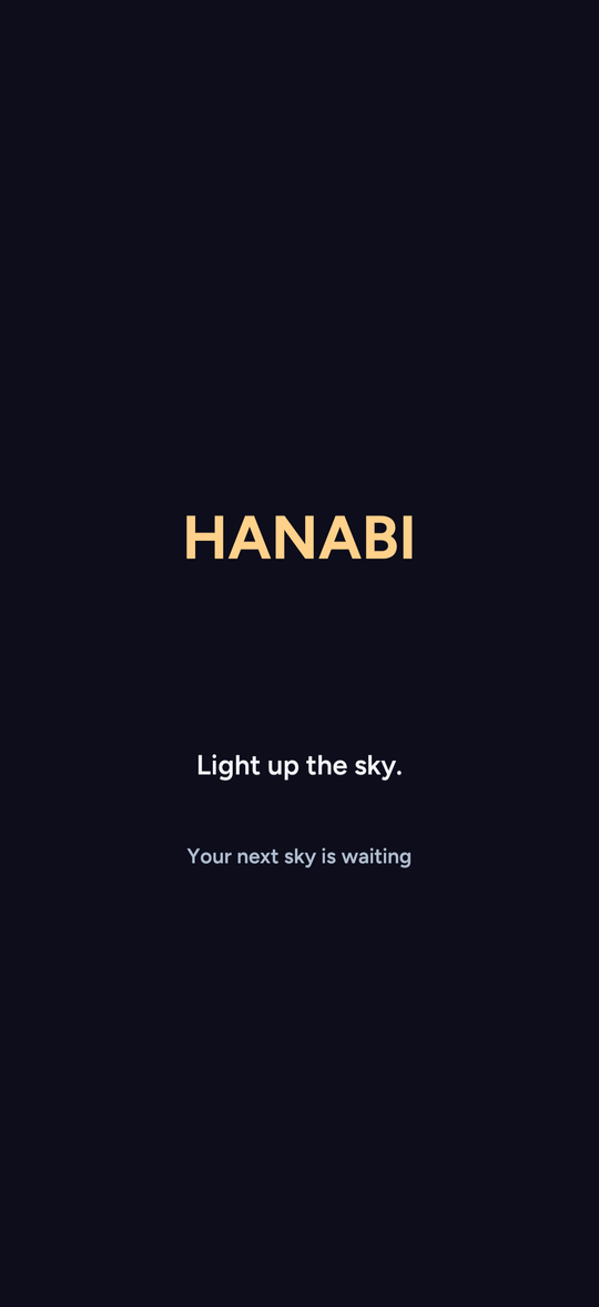 Hanabi loading screen