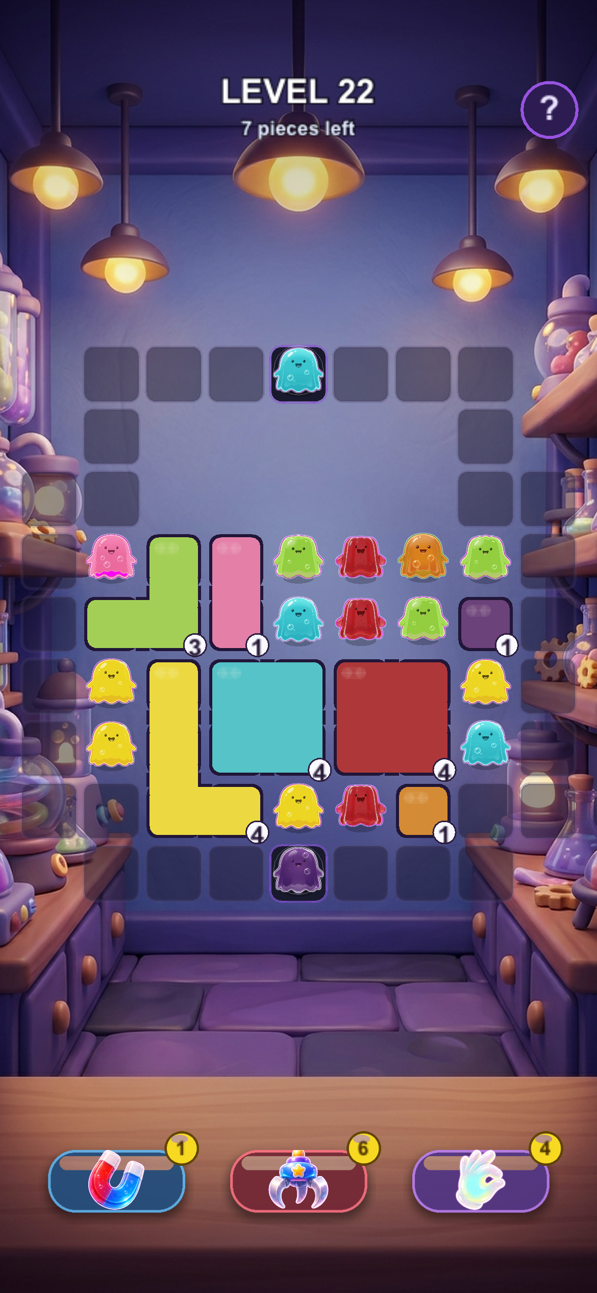 Jelly Drop Lab gameplay screenshot